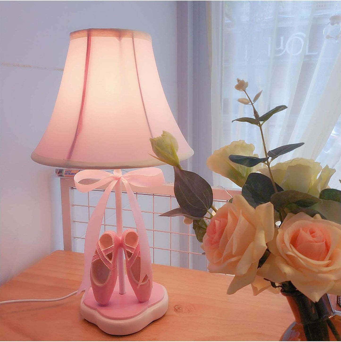 Pink Ballerina Bedside Lamp