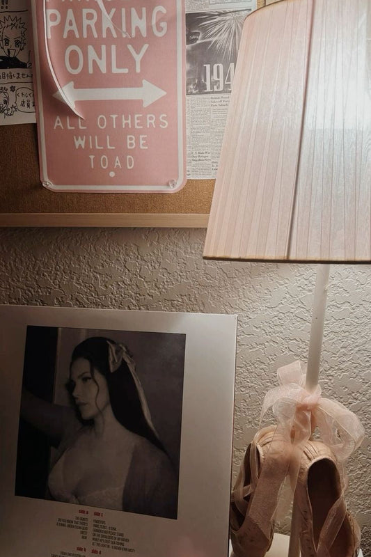 Pink Ballerina Bedside Lamp